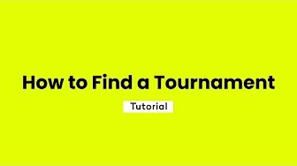 How to find a tournament